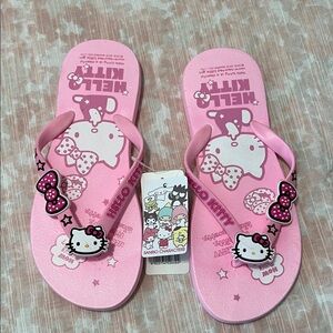 NWT Hello Kitty Pink Kids Sandals Size 7US